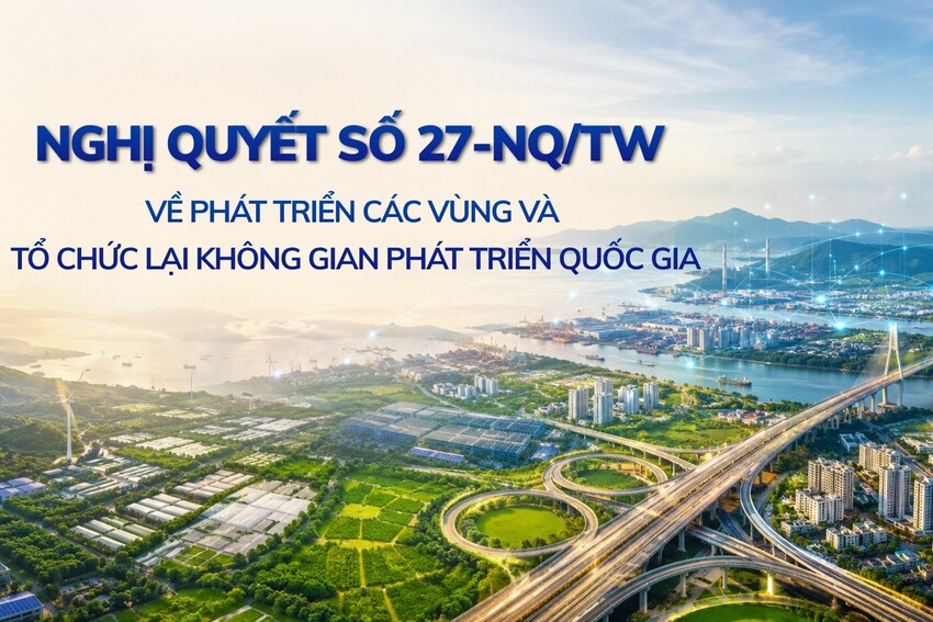 [Infographic] Nghị quyết số 27-NQ/TW về phát triển các vùng, tổ chức lại không gian phát triển quốc gia