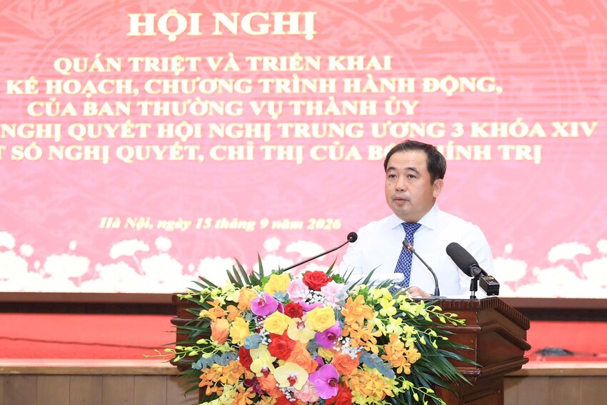 Hà Nội triển khai các kế hoạch, chương trình hành động thực hiện một số nghị quyết, chỉ thị của Bộ Chính trị