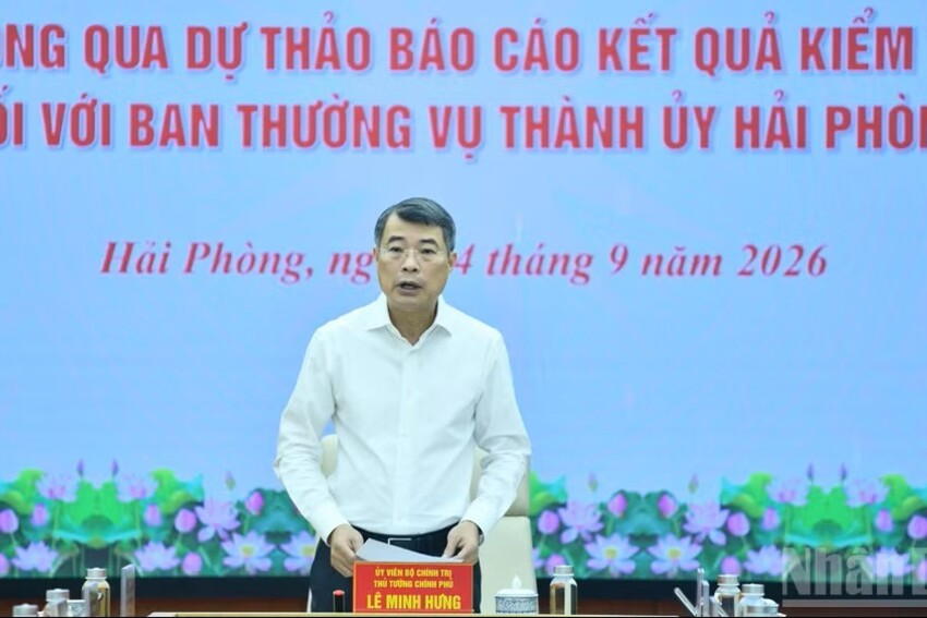 Thông qua dự thảo Báo cáo kết quả giám sát đối với Ban Thường vụ Thành ủy Hải Phòng