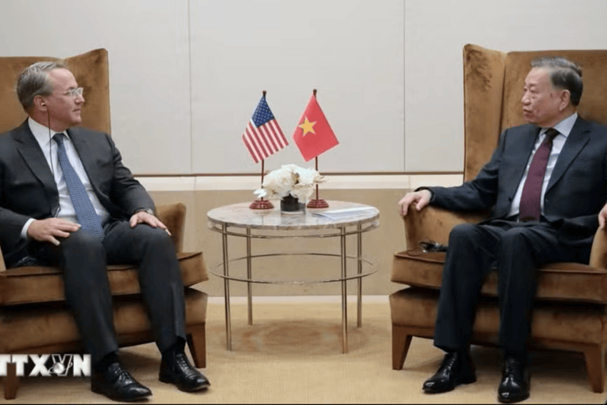 Tổng Bí thư, Chủ tịch nước Tô Lâm tiếp đại diện một số tập đoàn kinh tế tại Hoa Kỳ
