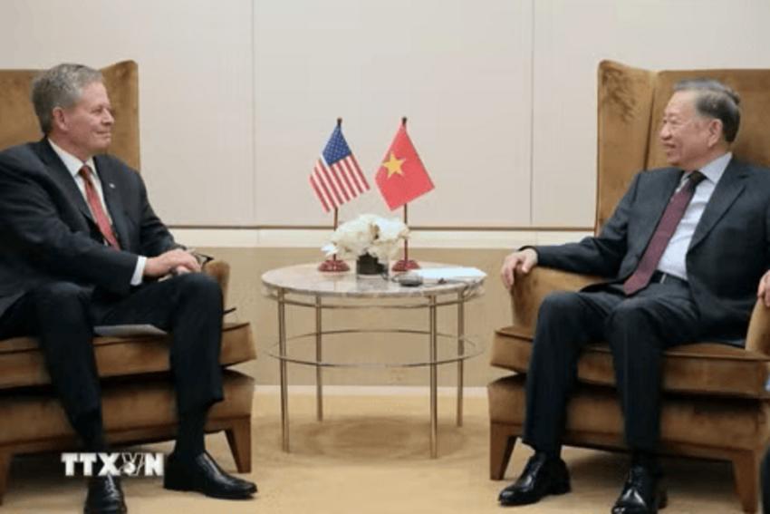 Tổng Bí thư, Chủ tịch nước Tô Lâm tiếp Thượng nghị sỹ Hoa Kỳ Steve Daines