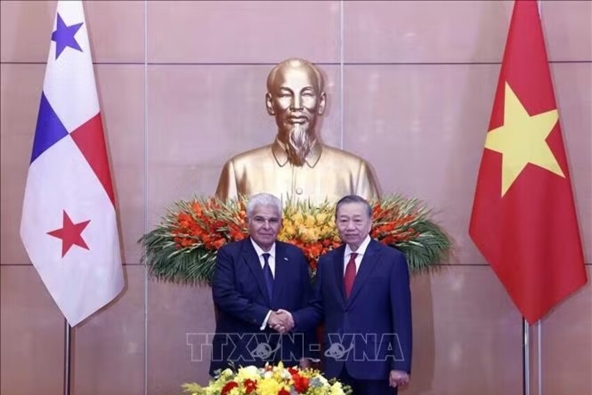 [Ảnh] Tổng Bí thư, Chủ tịch nước Tô Lâm hội đàm với Tổng thống Cộng hòa Panama