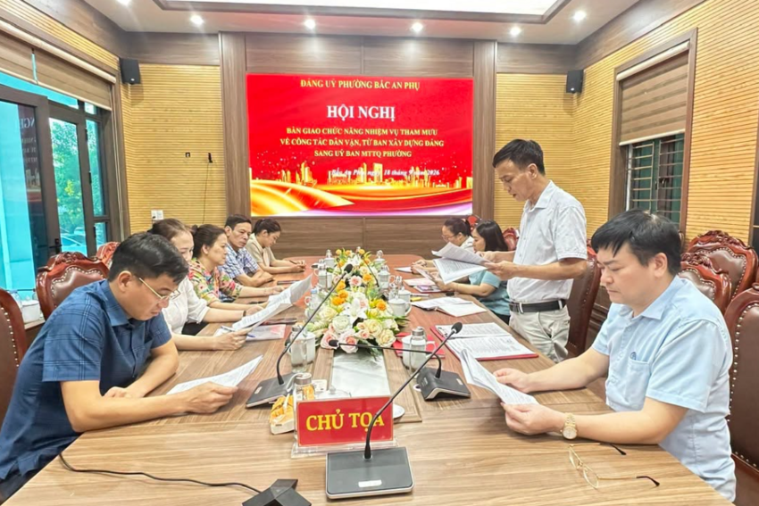 Hướng dẫn rà soát vị trí việc làm, khung năng lực và cơ cấu ngạch công chức trong các cơ quan Đảng, MTTQ và các tổ chức chính trị - xã hội