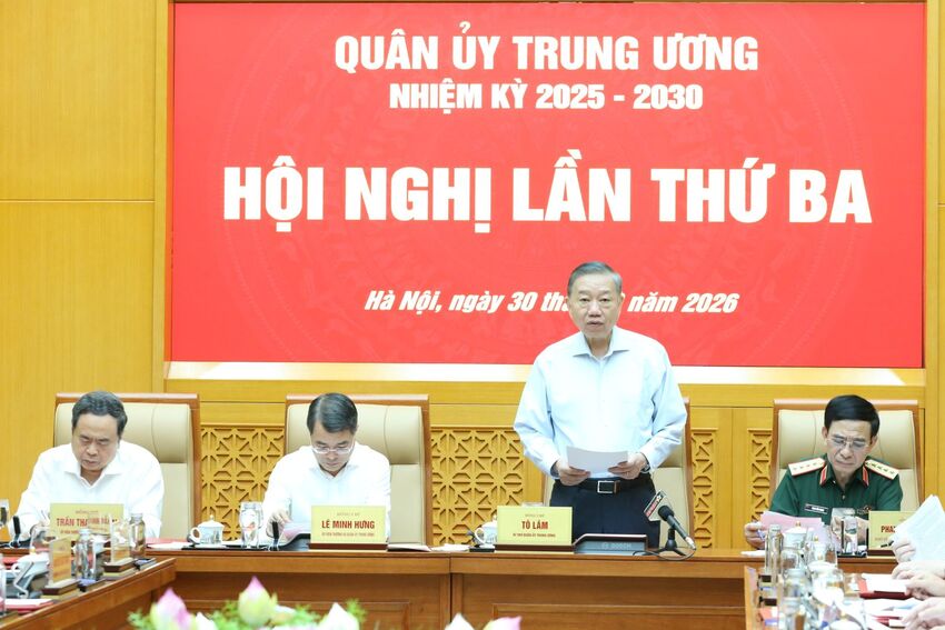 Tổng Bí thư, Chủ tịch nước Tô Lâm chủ trì Hội nghị Quân ủy Trung ương lần thứ Ba nhiệm kỳ 2025 – 2030