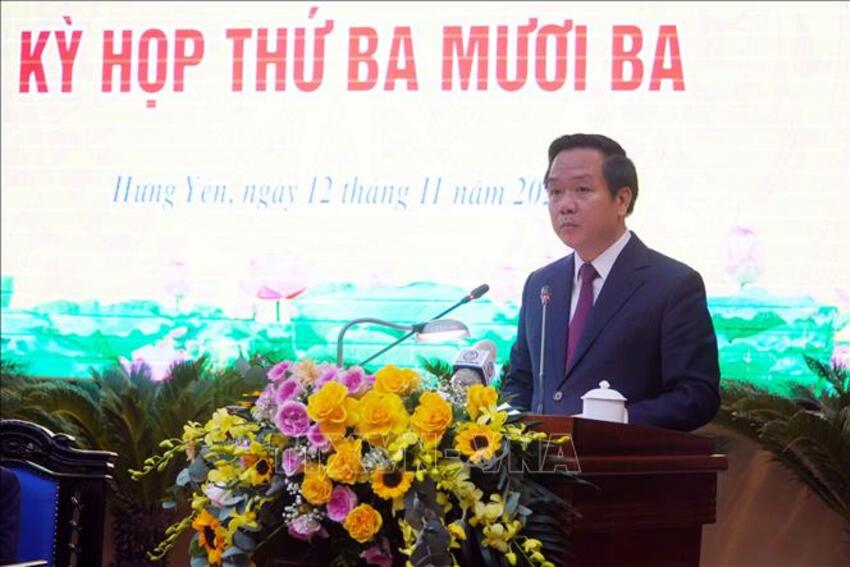 Ông Phạm Quang Ngọc được bầu giữ chức Chủ tịch UBND tỉnh Hưng Yên