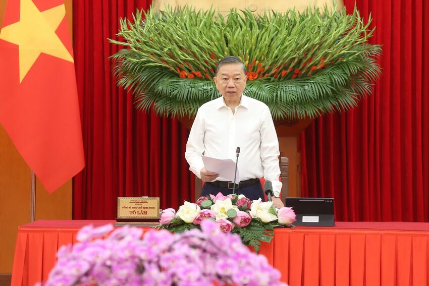 Thông báo Kết luận của Tổng Bí thư, Chủ tịch nước Tô Lâm, Trưởng ban Chỉ đạo về tổng kết thực tiễn và nghiên cứu sửa đổi, bổ sung Điều lệ Đảng