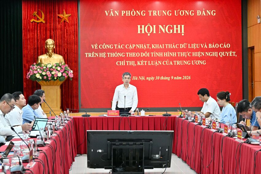 Nâng cao chất lượng dữ liệu phục vụ theo dõi tình hình thực hiện các nghị quyết, chỉ thị, kết luận của Trung ương