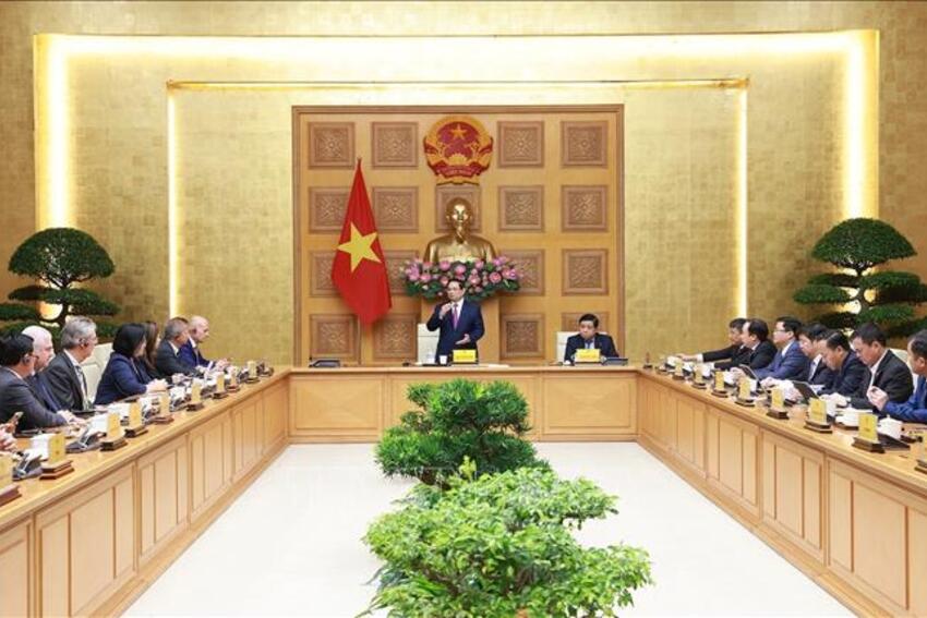 Thủ tướng Chính phủ Phạm Minh Chính: Việt Nam cam kết tạo điều kiện tốt nhất để doanh nghiệp bán dẫn đầu tư hiệu quả