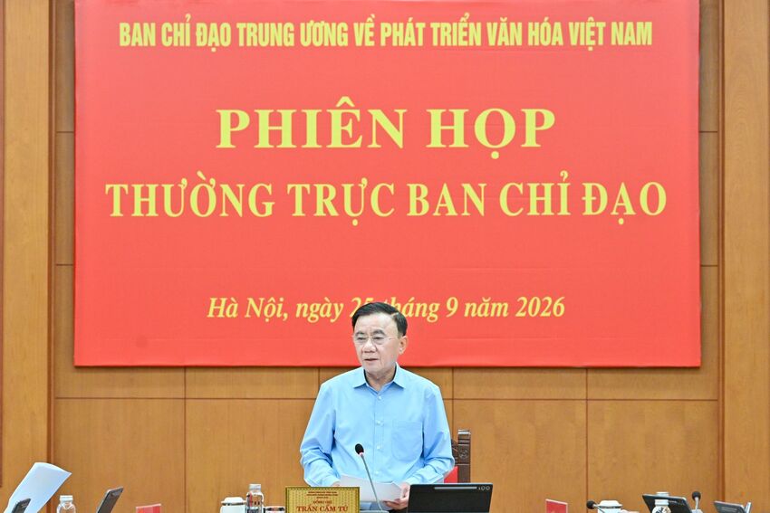 [Ảnh] Phiên họp Thường trực Ban Chỉ đạo Trung ương về phát triển văn hóa Việt Nam