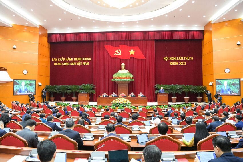 Ảnh: Khai mạc Hội nghị Trung ương lần thứ 15, khóa XIII
