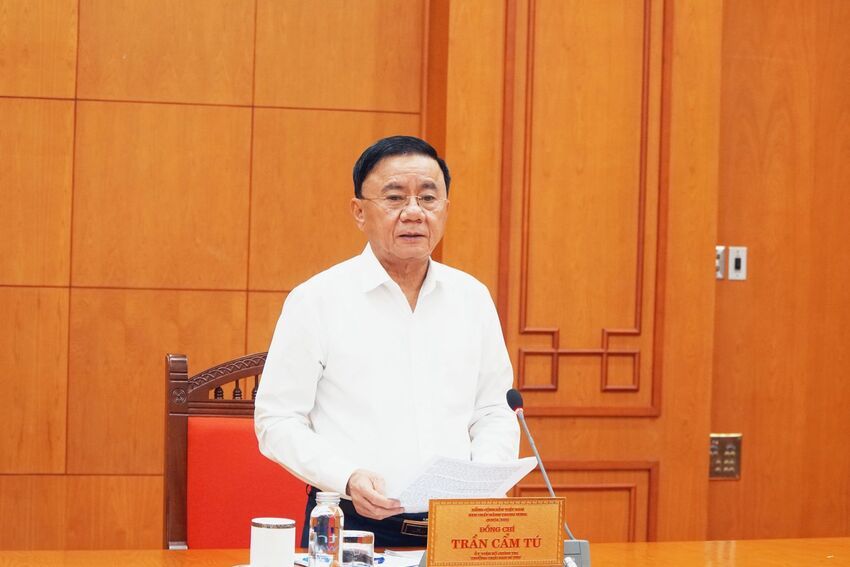 [Ảnh] Thường trực Ban Bí thư chủ trì họp Ban Chỉ đạo xây dựng Báo cáo kiểm điểm sự lãnh đạo, chỉ đạo của Ban Chấp hành Trung ương khóa XIII trình Đại hội XIV của Đảng