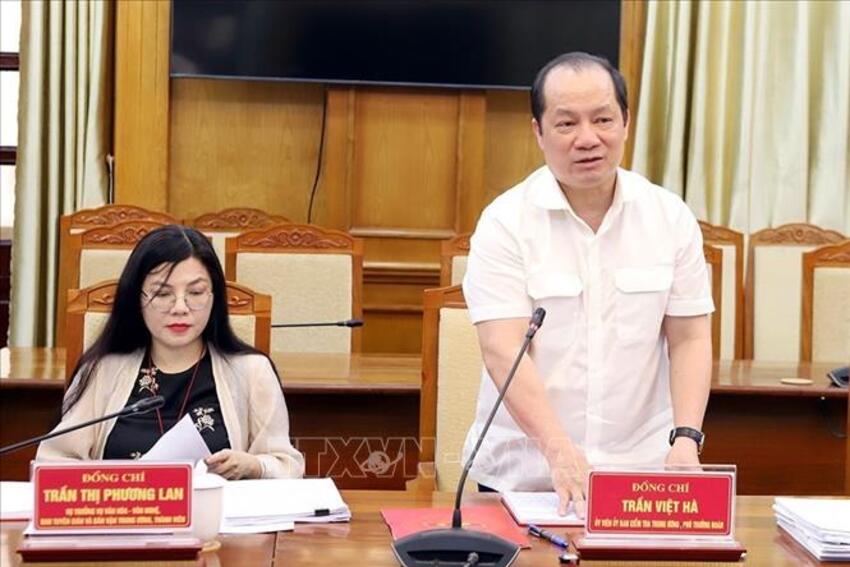 Kiểm tra việc thực hiện Nghị quyết Đại hội XIV và vận hành chính quyền 2 cấp tại Bắc Ninh