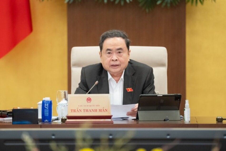 Chủ tịch Quốc hội Trần Thanh Mẫn chủ trì phiên họp của Ủy ban Thường vụ Quốc hội về công tác bầu cử