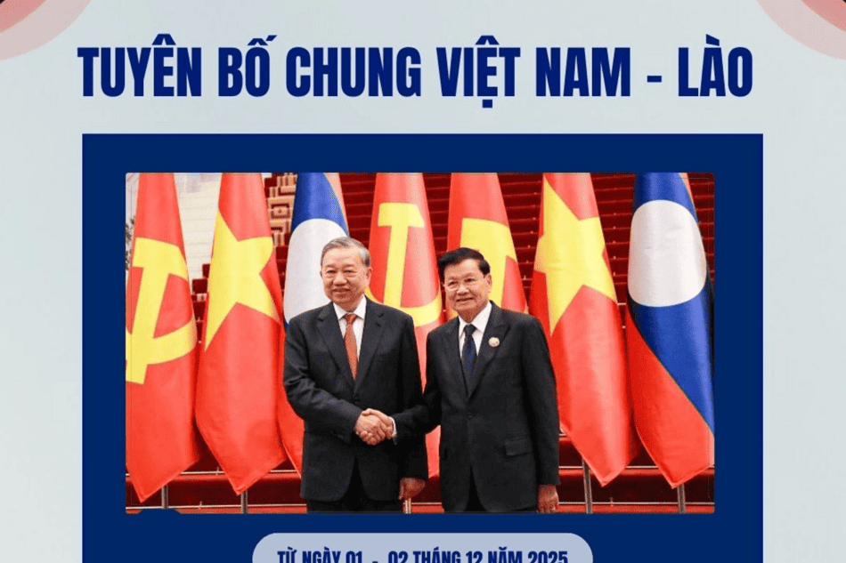 Tuyên bố chung Việt Nam - Lào