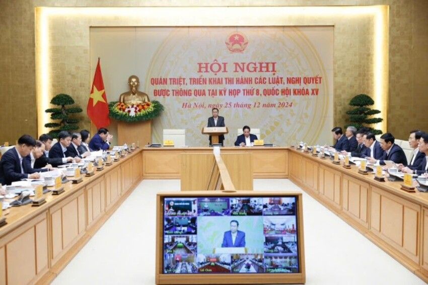 Phát biểu của Chủ tịch Quốc hội Trần Thanh Mẫn tại Hội nghị quán triệt, triển khai thi hành các luật, nghị quyết được thông qua tại Kỳ họp thứ 8, Quốc hội khoá XV