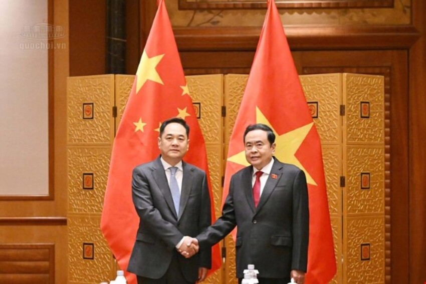Chủ tịch Quốc hội Trần Thanh Mẫn: Tình hữu nghị giữa nhân dân hai nước là nền tảng vững chắc của quan hệ Việt Nam - Trung Quốc