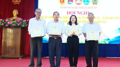 Xã Nhơn Mỹ vận động hơn 9,3 tỷ đồng thực hiện công tác an sinh xã hội