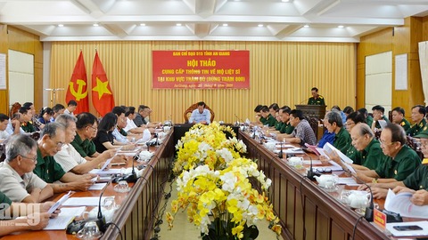 An Giang khoanh vùng tìm kiếm hài cốt liệt sĩ tại Tràm Dù