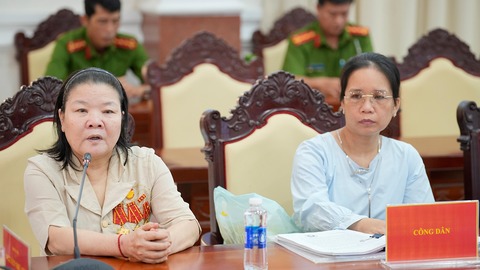 UBND tỉnh An Giang tiếp công dân đối với các vụ việc khiếu nại, tố cáo
