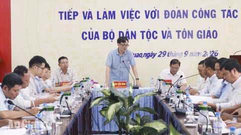 Gò Quao rà soát tiêu chí phân định vùng dân tộc thiểu số giai đoạn 2026-2030