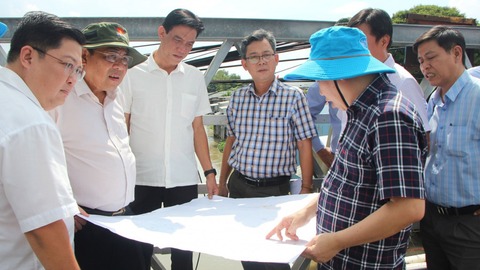 Phó Chủ tịch UBND tỉnh An Giang Ngô Công Thức kiểm tra, khảo sát mở rộng kênh Vĩnh Tế và các mỏ đá