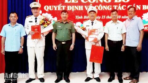 Thượng tá Nguyễn Thanh Tùng làm Trưởng Công an phường Tịnh Biên
