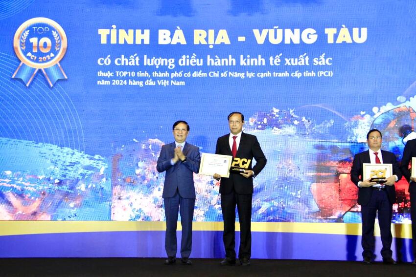 Bà Rịa - Vũng Tàu lọt Top 5 địa phương dẫn đầu chỉ số PCI 2024