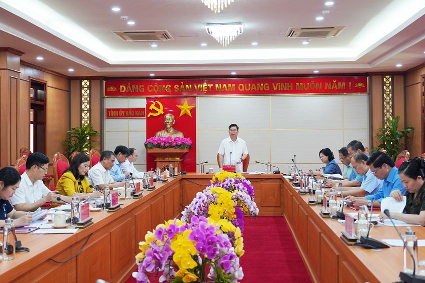 Hội nghị Ban Thường vụ Tỉnh ủy Bắc Kạn lần thứ 89