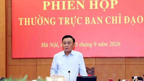 Thường trực Ban Bí thư Trần Cẩm Tú chủ trì Phiên họp Thường trực Ban Chỉ đạo Trung ương về phát triển văn hóa