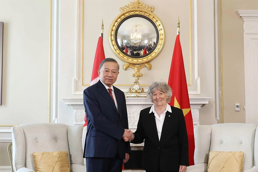 Tổng Bí thư, Chủ tịch nước Tô Lâm hội kiến Toàn quyền Canada Louise Arbour