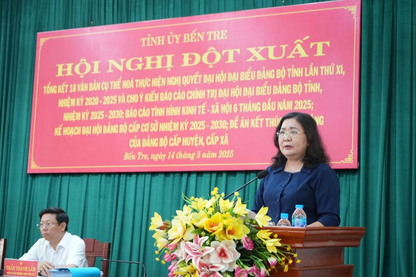 Khai mạc Hội nghị Tỉnh ủy đột xuất Ban Chấp hành Đảng bộ tỉnh khóa XI