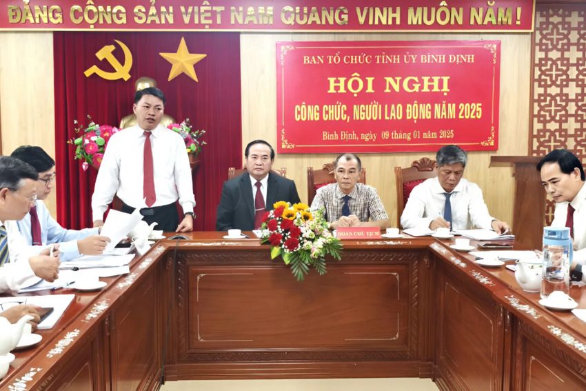 Hội nghị công chức, người lao động cơ quan Ban Tổ chức Tỉnh ủy năm 2025