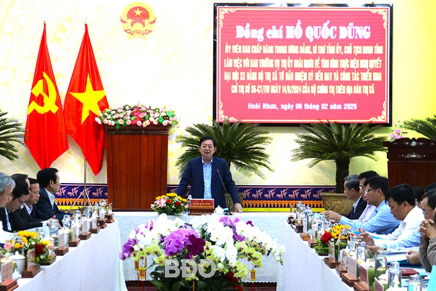 Phải có quyết tâm, khát vọng, tư duy mới để đưa Hoài Nhơn phát triển vượt bậc