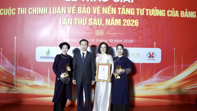 Cao Bằng đạt 2 giải Cuộc thi chính luận về bảo vệ nền tảng tư tưởng của Đảng lần thứ sáu