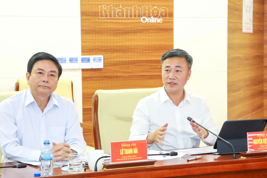 Thường trực Ban Chỉ đạo về phát triển khoa học, công nghệ, đổi mới sáng tạo và chuyển đổi số tỉnh Khánh Hòa giao ban quý III năm 2026