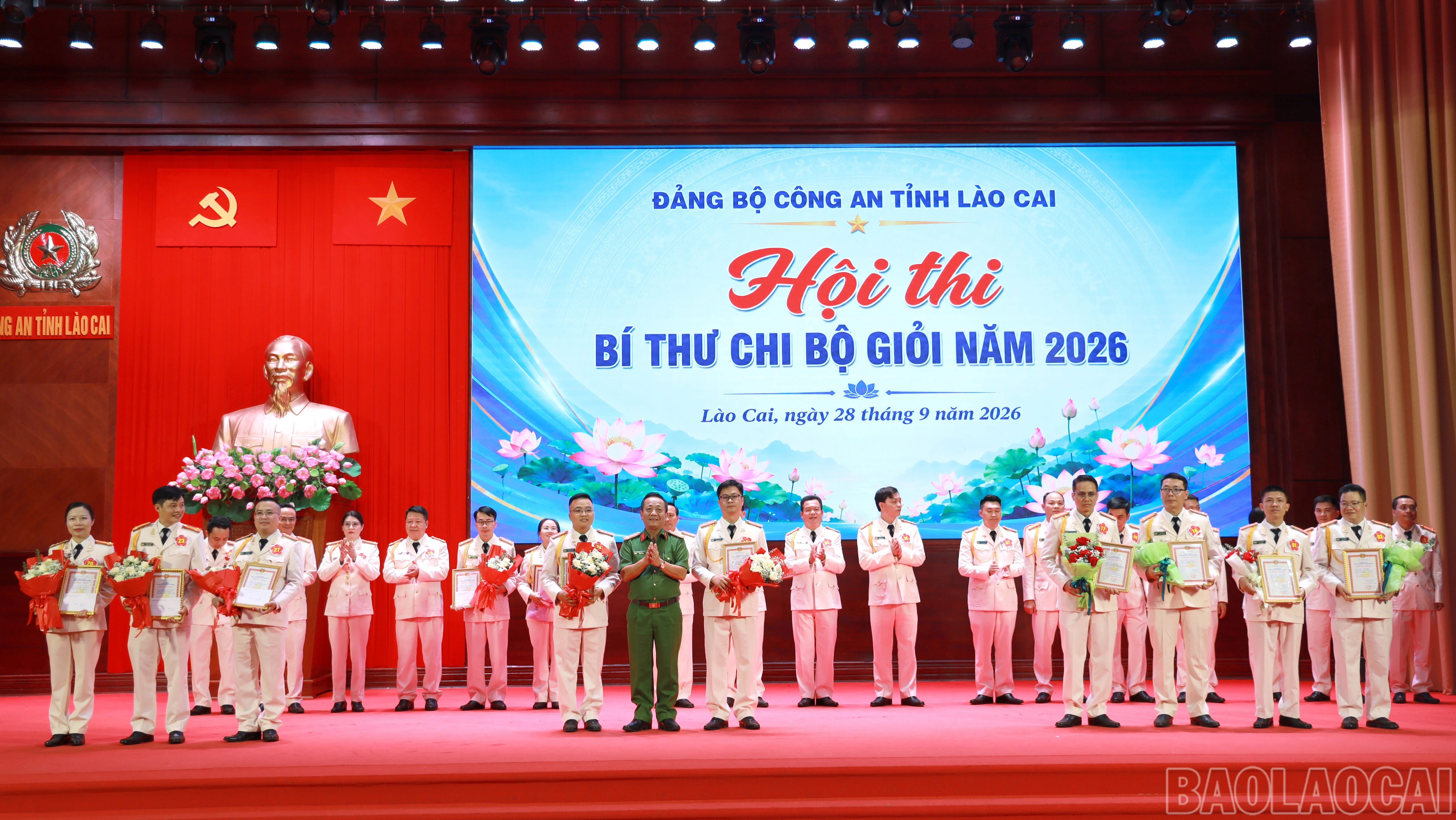 Đảng ủy Công an tỉnh Lào Cai tổ chức Hội thi Bí thư chi bộ giỏi năm 2026