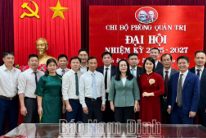 Cơ bản hoàn thành đại hội chi bộ trực thuộc đảng ủy cơ sở nhiệm kỳ 2025-2027