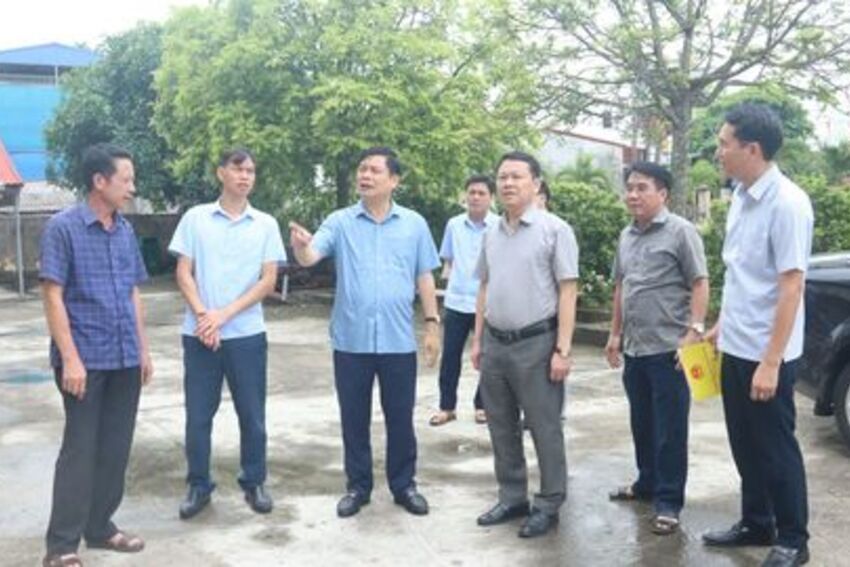 Kiểm tra công tác chuẩn bị các phương án bố trí nơi đặt trụ sở hành chính cấp xã sau sắp xếp