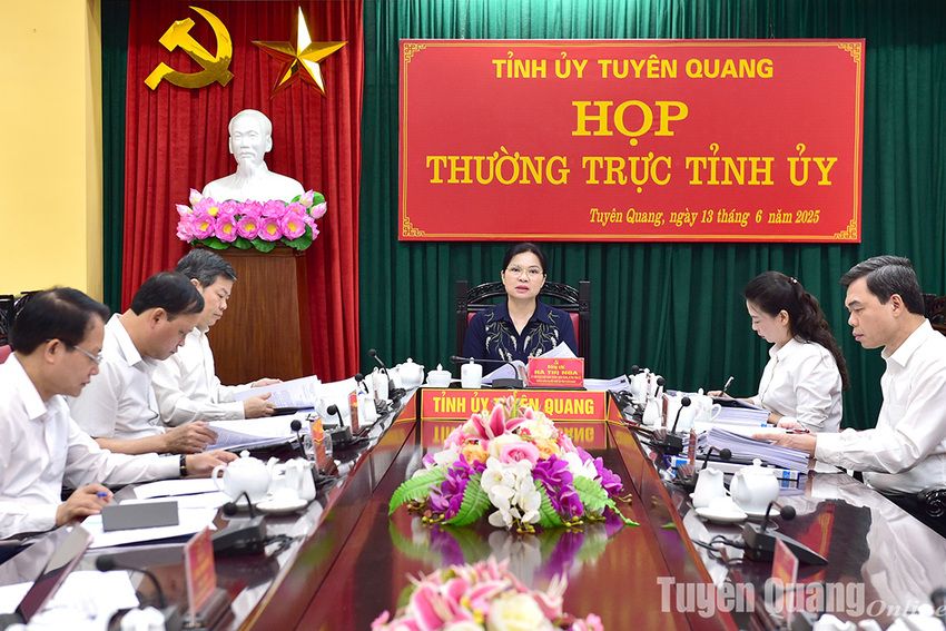 Thường trực Tỉnh ủy cho ý kiến vào một số chủ trương đầu tư