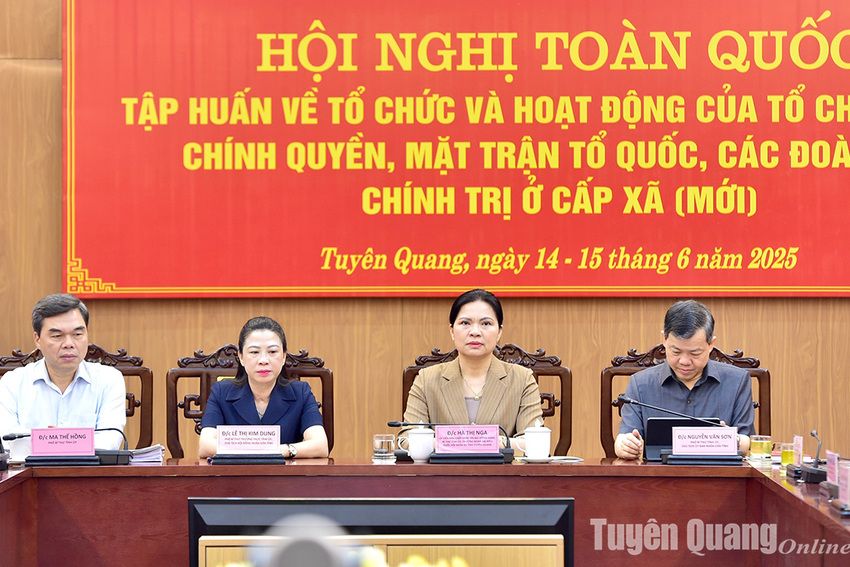 Tập huấn toàn quốc về vận hành hệ thống chính trị cấp xã mới