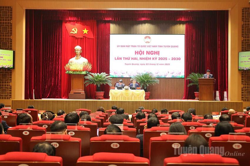 Hội nghị lần thứ 2 Ủy ban MTTQ Việt Nam tỉnh, nhiệm kỳ 2025 - 2030