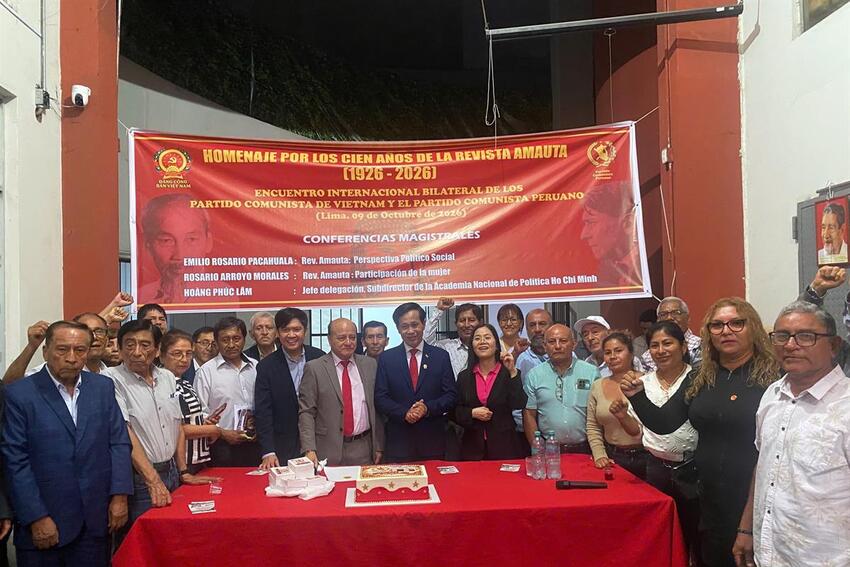 Đoàn đại biểu Đảng Cộng sản Việt Nam thăm và làm việc tại Peru