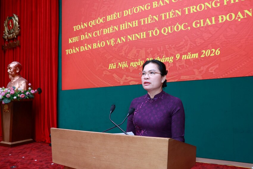Biểu dương Ban Công tác Mặt trận khu dân cư điển hình tiên tiến trong phong trào “Toàn dân bảo vệ an ninh Tổ quốc”, giai đoạn 2016 - 2026