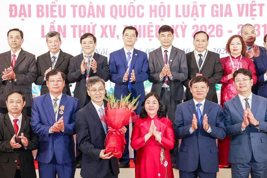 Chủ tịch Bùi Thị Minh Hoài dự Đại hội đại biểu toàn quốc Hội Luật gia Việt Nam lần thứ XV, nhiệm kỳ 2026-2031