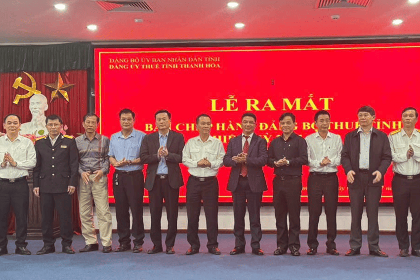 Thuế tỉnh Thanh Hóa kiện toàn Ban Chấp hành Đảng bộ nhiệm kỳ 2025–2030