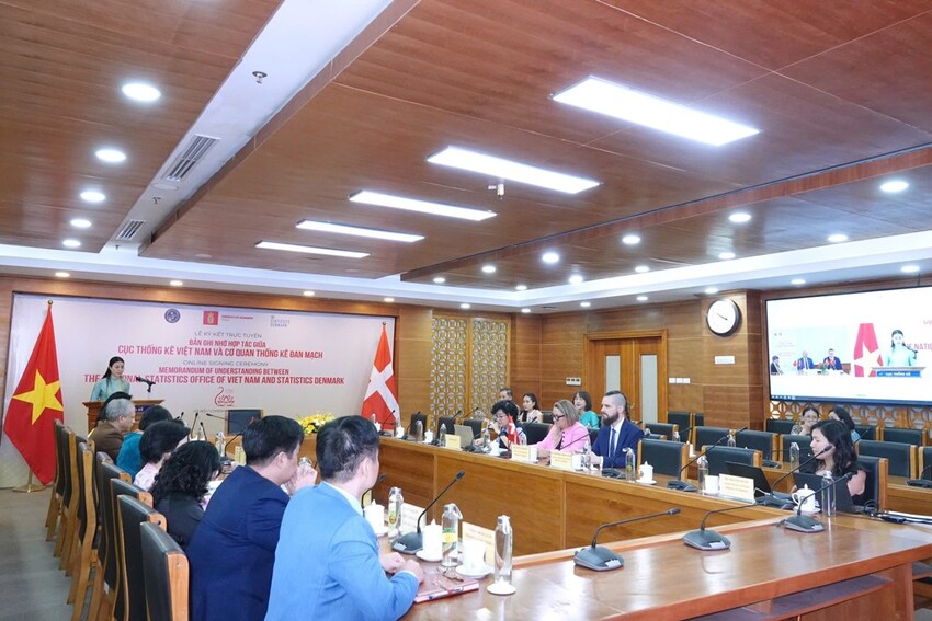 Cục Thống kê Việt Nam và Cơ quan Thống kê Đan Mạch ký kết Bản ghi nhớ hợp tác