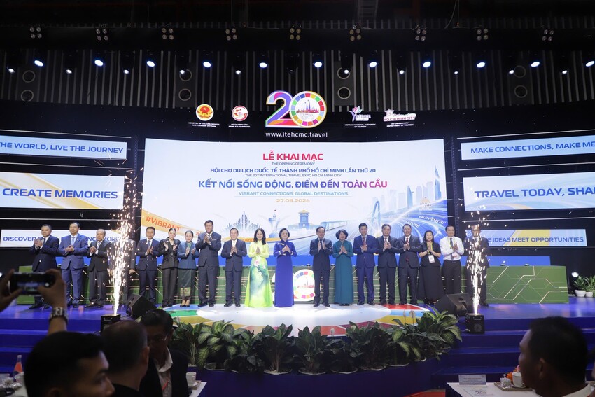 Khai mạc ITE HCMC 2026 - Dấu mốc 20 năm kết nối du lịch Việt Nam với thế giới, mở ra chương phát triển mới
