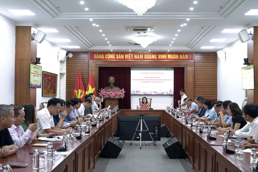 Bộ VHTTDL rà soát hệ thống pháp luật, nhận diện và tháo gỡ các điểm nghẽn thể chế