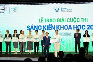 Sáng kiến Khoa học 2026: Vinh danh 15 giải thưởng vì cộng đồng
