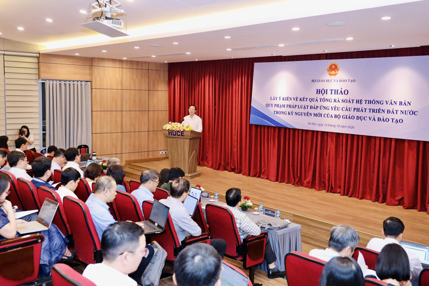 Bộ GDĐT lấy ý kiến dự thảo báo cáo kết quả tổng rà soát văn bản quy phạm pháp luật